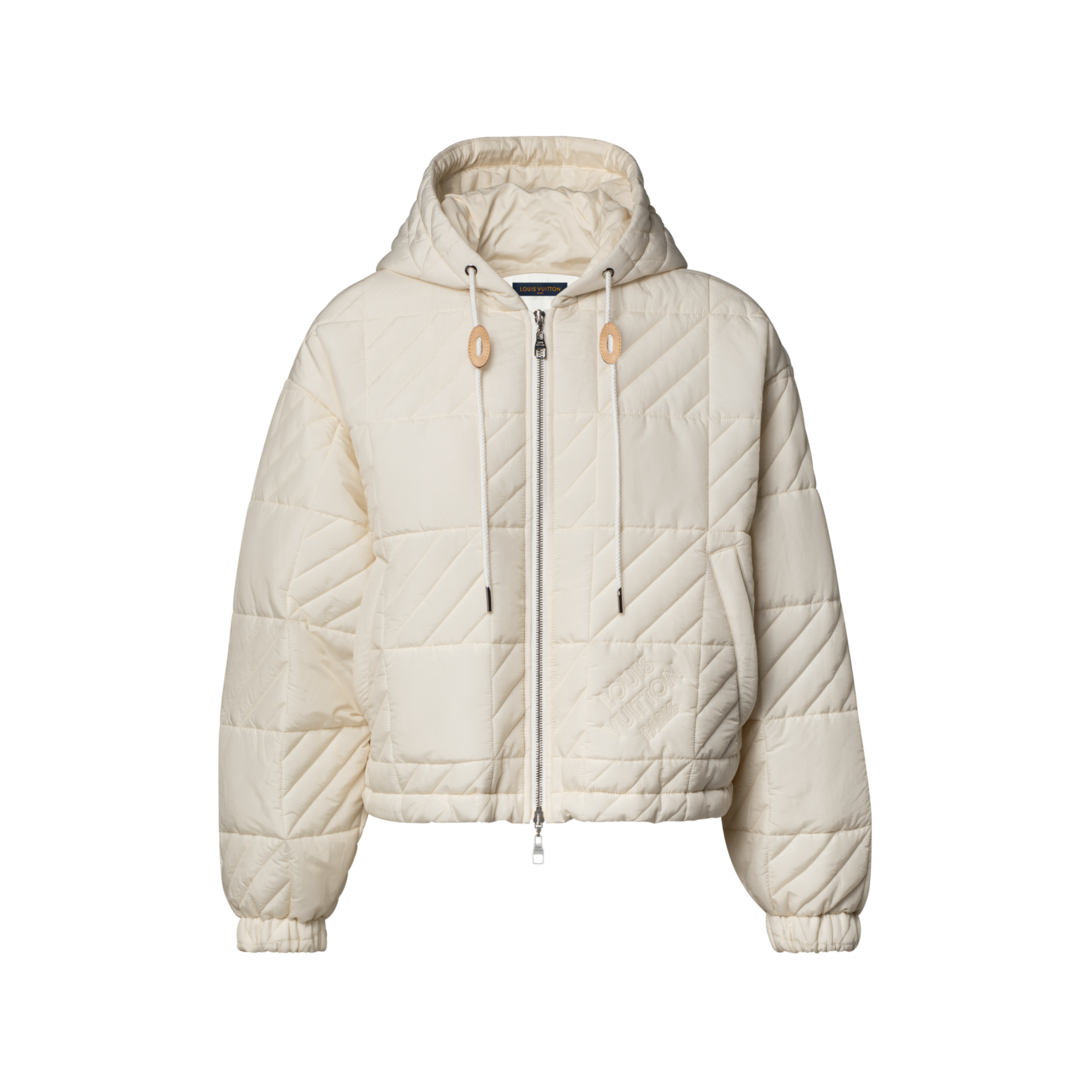 Quilted Damier Zip-Up Jacket - Ready-to-Wear 1AKVZJ | LOUIS VUITTON